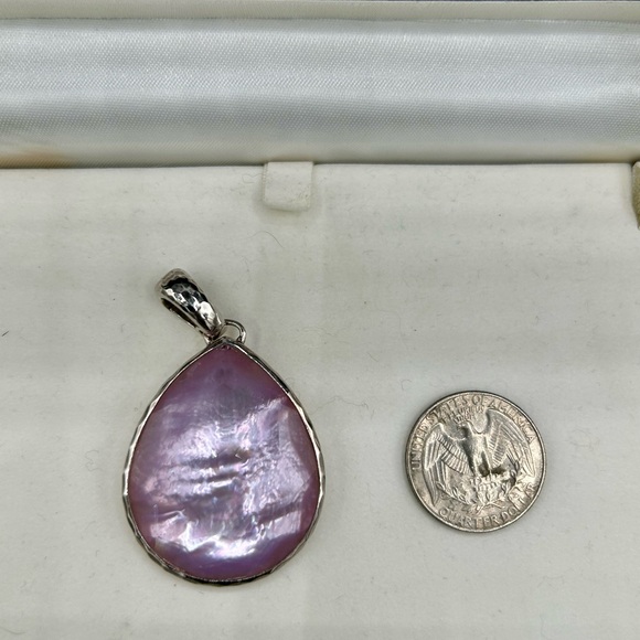 Jumbo Ippolita Wonderland Pink Mermaid tail and mother of Pearl. pendant only! - Picture 3 of 6